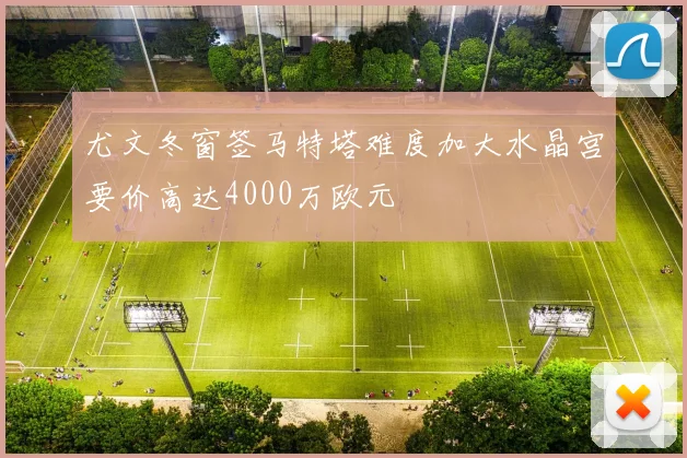 尤文冬窗签马特塔难度加大水晶宫要价高达4000万欧元